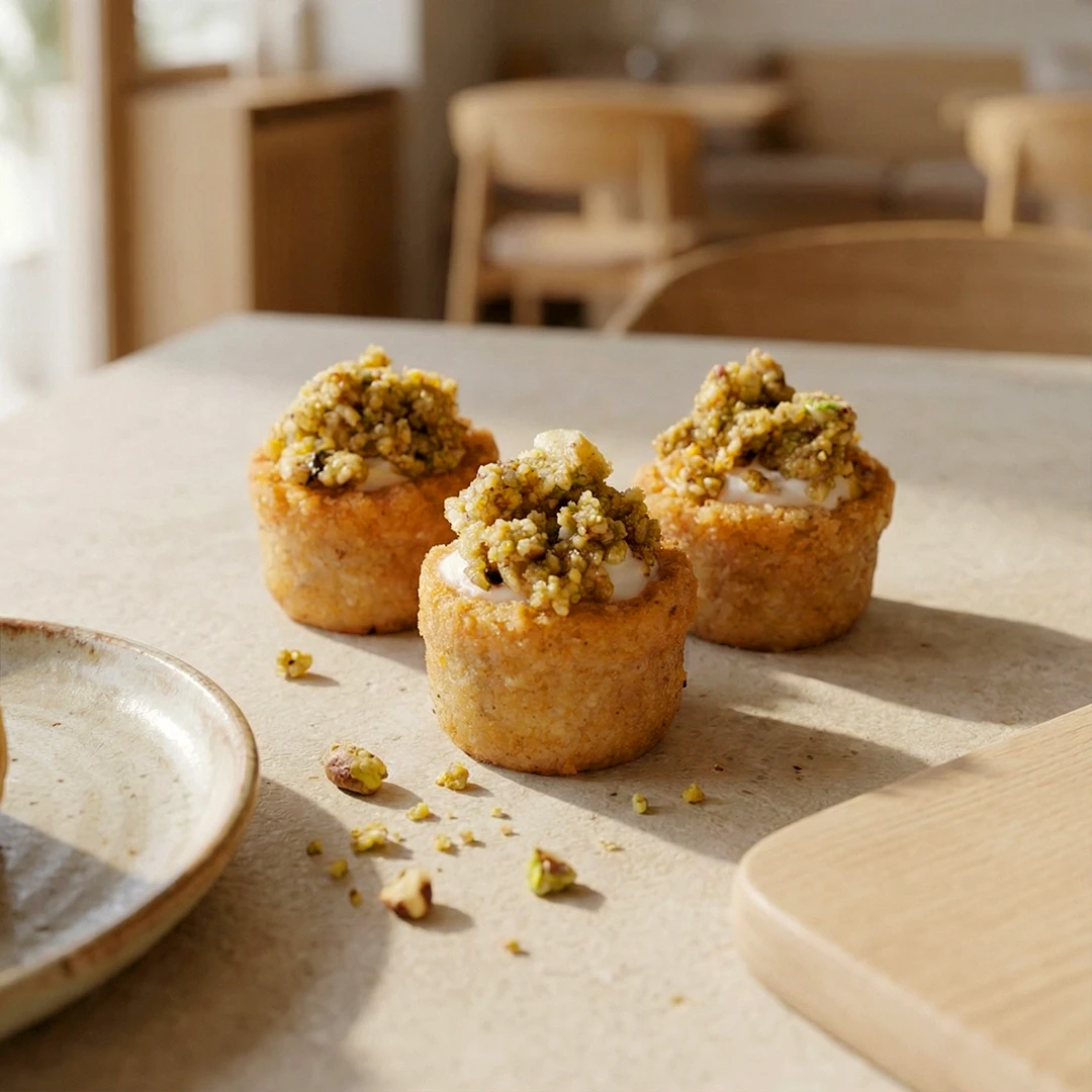 كبة محشوة بمزيج من المكسرات المحمصة والتوابل