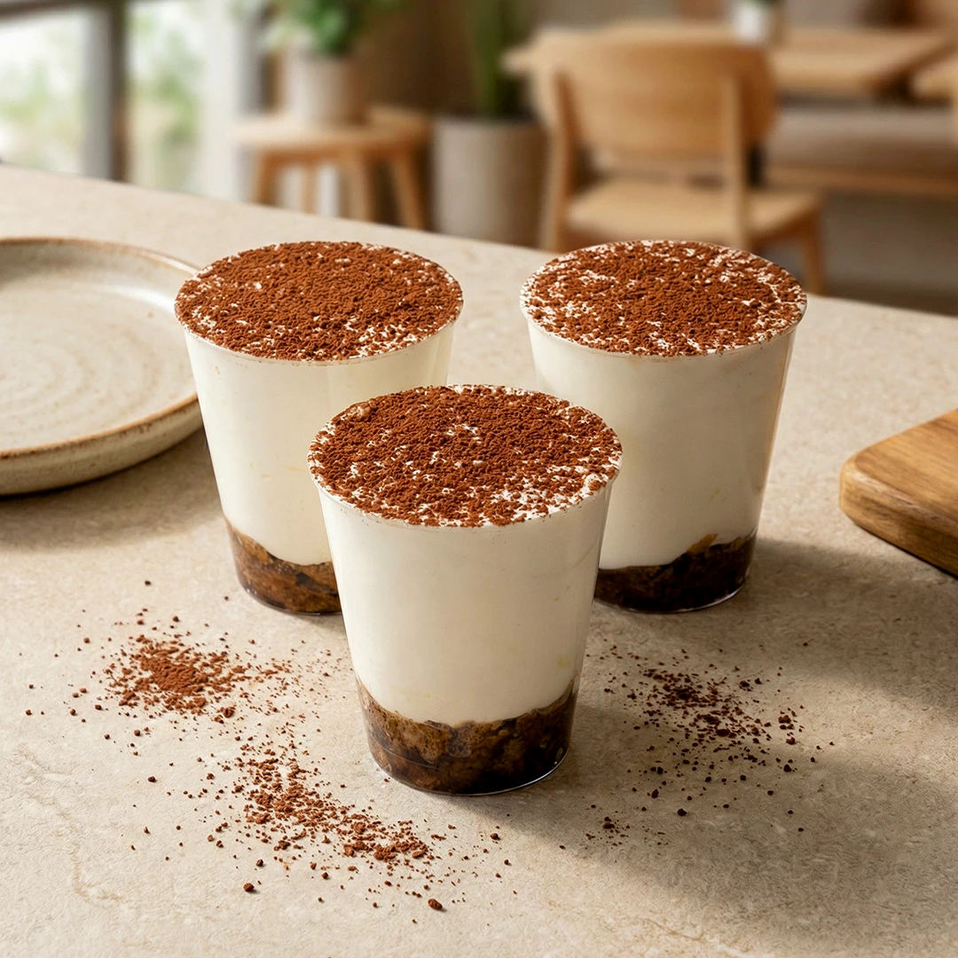 أكواب تيراميسو الغنية