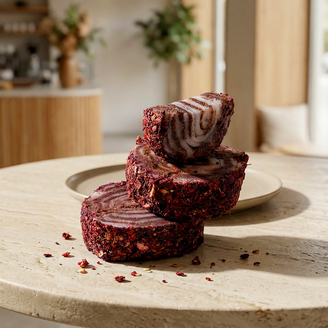 حلقوم شوكولاتة كركديه