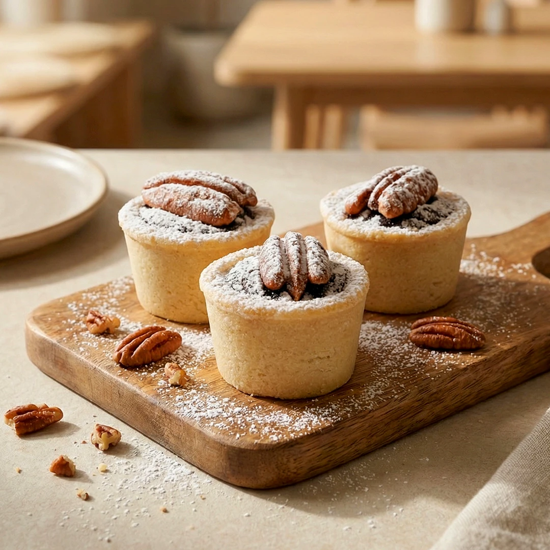 تارت شوكولاتة بالبيكان (ميني)